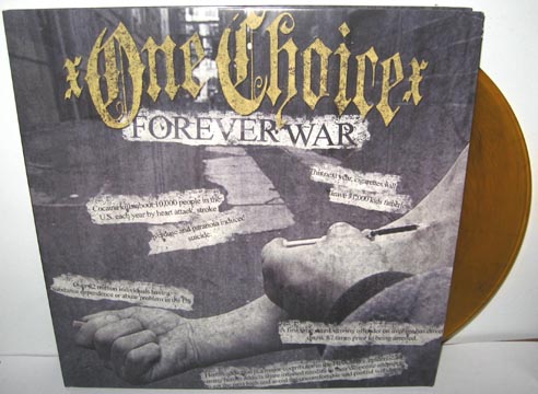 ONE CHOICE "Forever War" LP (Seventh Dagger) Color Vinyl